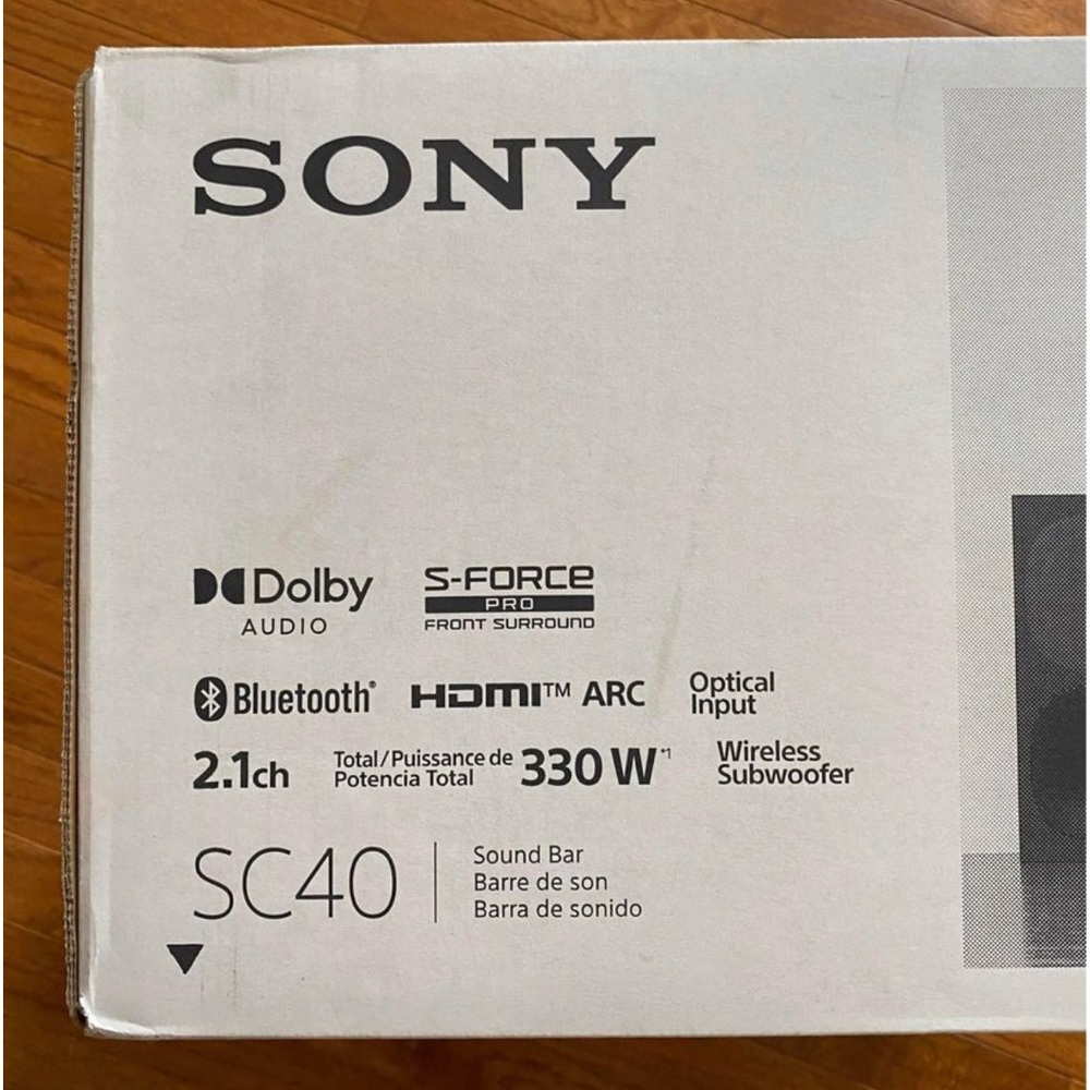 Sony HT-SC40 2.1ch Soundbar with Wireless Subwoofer